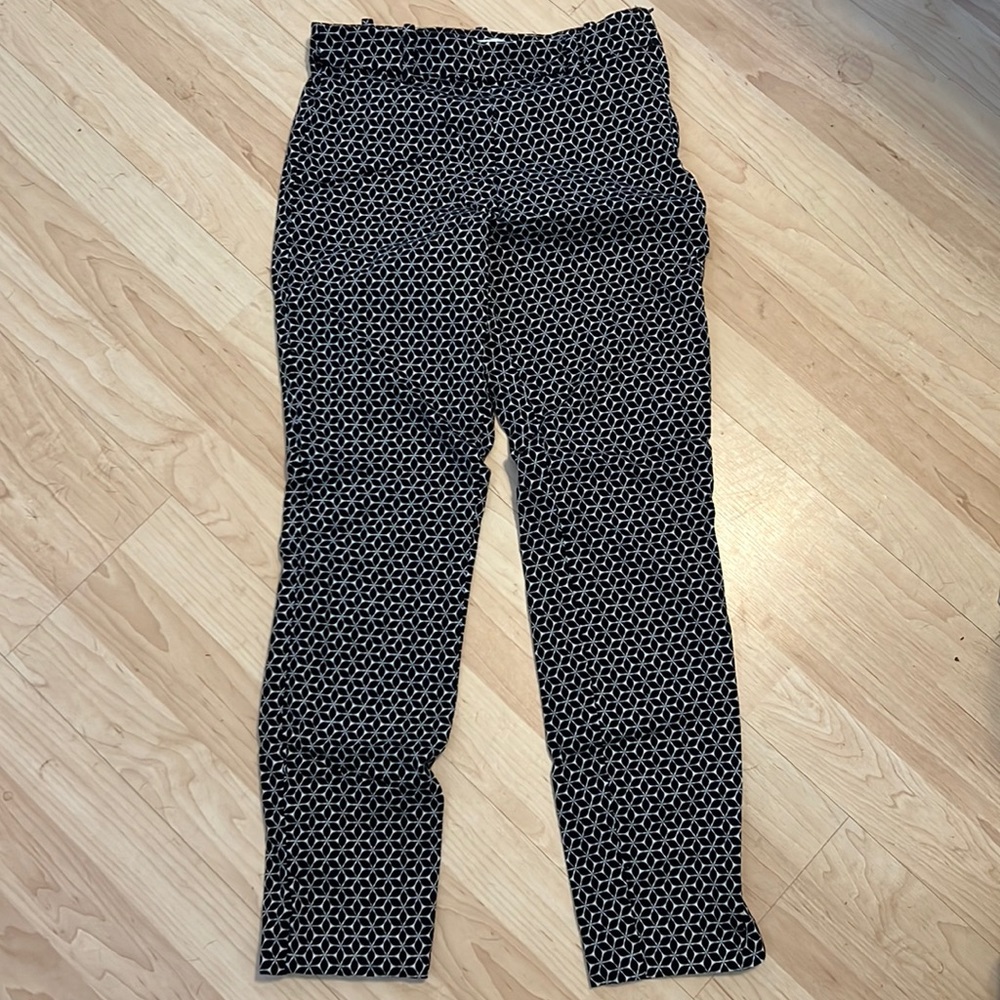 Size 4 h&m patterned work pants